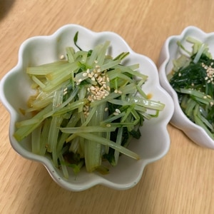 簡単小鉢＊水菜のからし和え